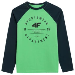4F - Kid's Longsleeve M058 - Haut à Manches Longues -Magasin De Vêtements D'Extérieur 4f kids longsleeve m058 haut a manches longues 1