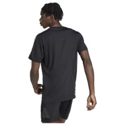 Adidas - Traing Essentials Base 3-Stripes Tee - T-shirt Technique -Magasin De Vêtements D'Extérieur adidas traing essentials base 3 stripes tee t shirt technique detail 3