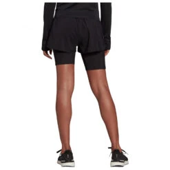 Adidas - Women's Reebok Identity 3-Bars Two-In-One - Short De Running -Magasin De Vêtements D'Extérieur adidas womens reebok identity 3 bars two in one short de running detail 3