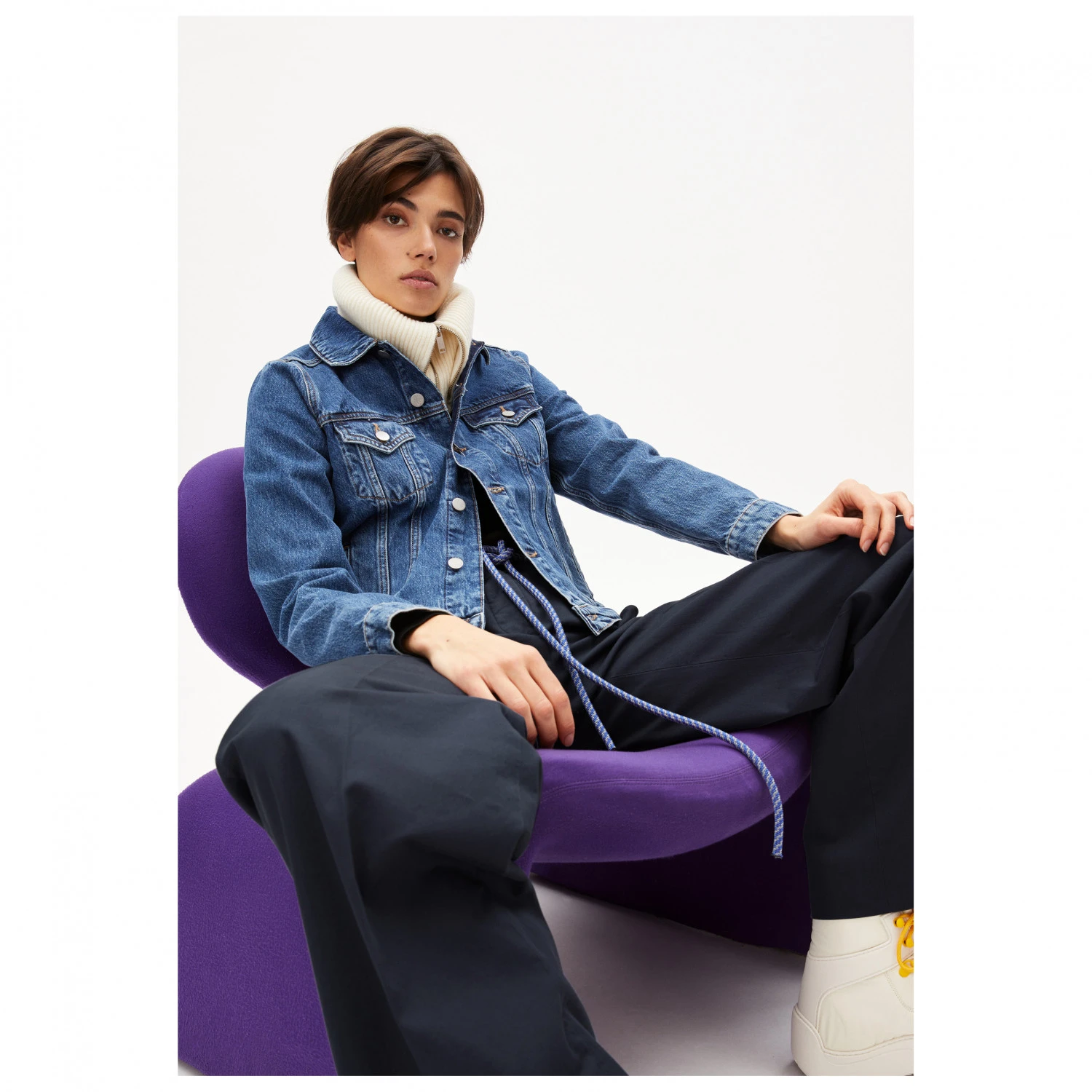 ARMEDANGELS - Women's Velitaa Retro - Veste De Loisirs 4 ARMEDANGELS - Women's Velitaa Retro - Veste De Loisirs – Image 4