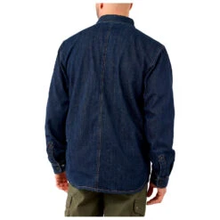 Carhartt - Denim Fleece Lined Snap Front Shirt - Chemise -Magasin De Vêtements D'Extérieur carhartt denim fleece lined snap front shirt chemise detail 3
