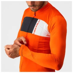 Castelli - Prologo 7 Long Sleeve Jersey - Maillot De Cyclisme -Magasin De Vêtements D'Extérieur castelli prologo 7 long sleeve jersey maillot de cyclisme detail 4