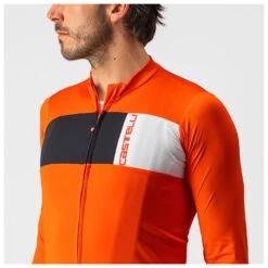 Castelli - Prologo 7 Long Sleeve Jersey - Maillot De Cyclisme -Magasin De Vêtements D'Extérieur castelli prologo 7 long sleeve jersey maillot de cyclisme detail 6
