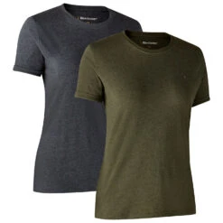 Deerhunter - Women's Basic T-Shirt 2-Pack - T-shirt -Magasin De Vêtements D'Extérieur deerhunter womens basic t shirt 2 pack t shirt 2
