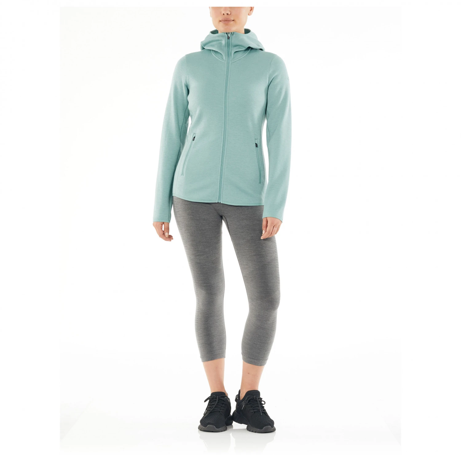 Icebreaker - Women's Elemental L/S Zip Hood - Veste Polaire 5 Icebreaker - Women's Elemental L/S Zip Hood - Veste Polaire – Image 5