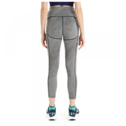 Icebreaker - Women's Fastray High Rise Tights Gridlines - Legging -Magasin De Vêtements D'Extérieur icebreaker womens fastray high rise tights gridlines legging detail 4