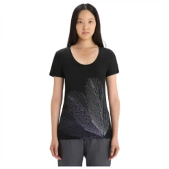 Icebreaker - Women's Tech Lite II S/S Scoop Tee Plume - T-shirt En Laine Mérinos -Magasin De Vêtements D'Extérieur icebreaker womens tech lite ii s s scoop tee plume t shirt en laine merinos detail 3