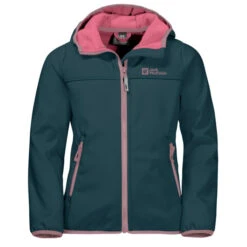 Jack Wolfskin - Kid's Fourwinds Jacket - Veste Softshell -Magasin De Vêtements D'Extérieur jack wolfskin kids fourwinds jacket veste softshell 3
