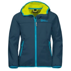 Jack Wolfskin - Kid's Fourwinds Jacket - Veste Softshell -Magasin De Vêtements D'Extérieur jack wolfskin kids fourwinds jacket veste softshell 4