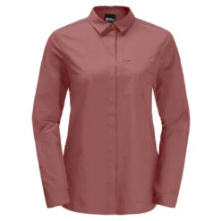 Jack Wolfskin - Women's Light Wander L/S Shirt - Chemisier -Magasin De Vêtements D'Extérieur jack wolfskin womens light wander l s shirt chemisier 1