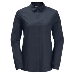 Jack Wolfskin - Women's Light Wander L/S Shirt - Chemisier -Magasin De Vêtements D'Extérieur jack wolfskin womens light wander l s shirt chemisier 2