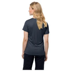 Jack Wolfskin - Women's Tech Tee - T-shirt Technique -Magasin De Vêtements D'Extérieur jack wolfskin womens tech tee t shirt technique detail 3