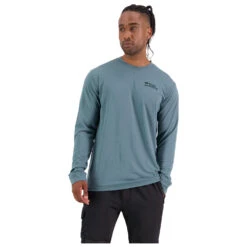 Mons Royale - Icon L/S - T-shirt En Laine Mérinos -Magasin De Vêtements D'Extérieur mons royale icon l s t shirt en laine merinos detail 3