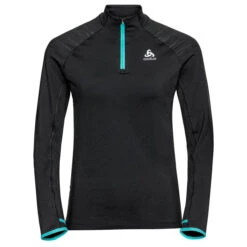 Odlo - Women's Midlayer 1/2 Zip Axalp Ceramiwarm - T-shirt Technique -Magasin De Vêtements D'Extérieur odlo womens midlayer 1 2 zip axalp ceramiwarm t shirt technique 1