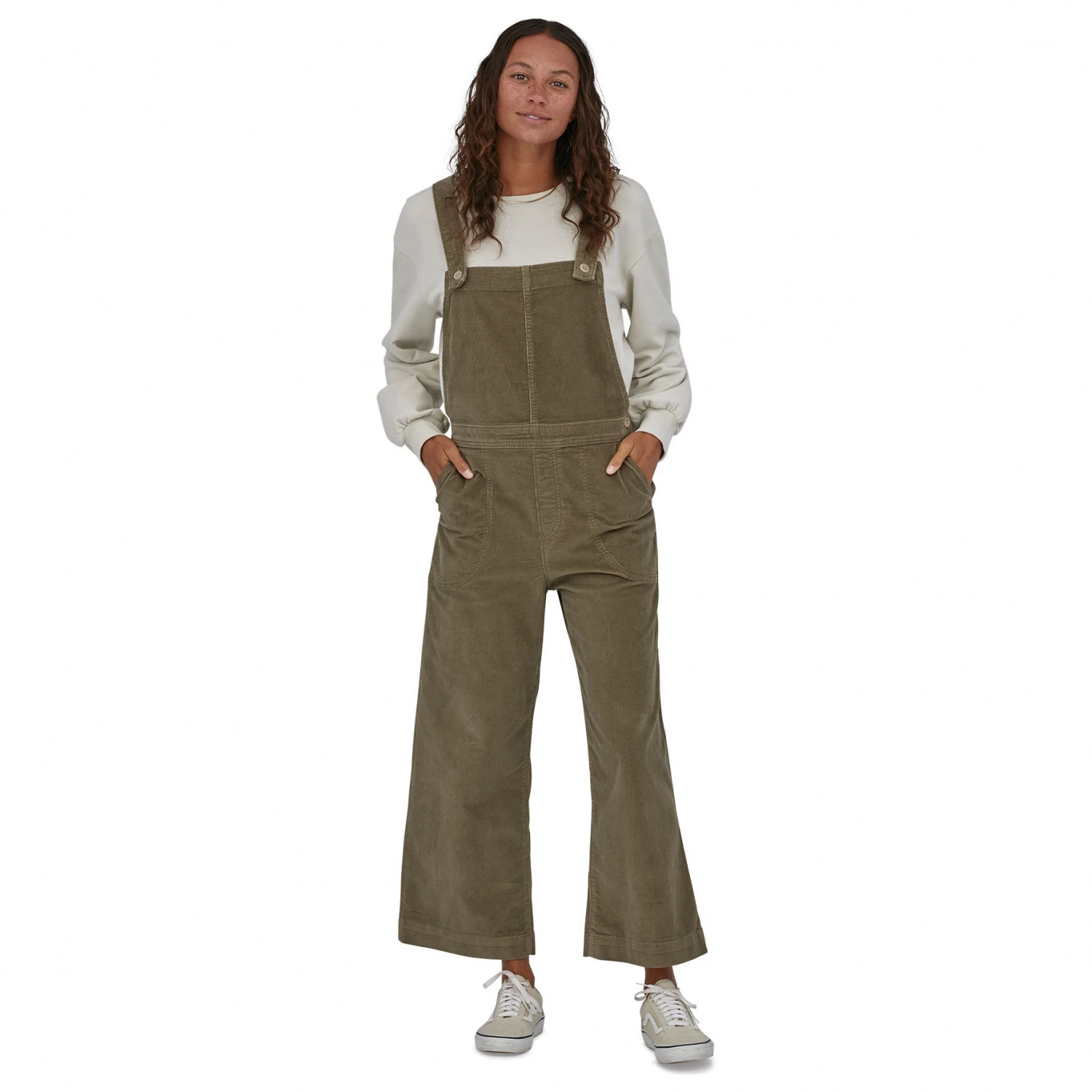 Patagonia - Women's Stand Up Cropped Corduroy Overalls - Pantalon De Loisirs 2 Patagonia - Women's Stand Up Cropped Corduroy Overalls - Pantalon De Loisirs – Image 2