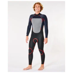 Rip Curl - Omega 3/2 GB Back Zip Steamer - Combinaison De Surf 10 Rip Curl - Omega 3/2 GB Back Zip Steamer - Combinaison De Surf -Magasin De Vêtements D'Extérieur rip curl omega 3 2 gb back zip steamer combinaison de surf detail 5
