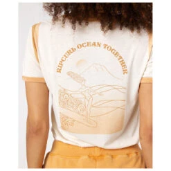 Rip Curl - Women's Ringer Tee - T-shirt -Magasin De Vêtements D'Extérieur rip curl womens ringer tee t shirt detail 4