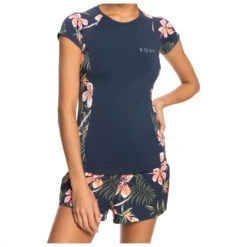 Roxy - Women's Printed Cap Sleeve Lycra 5 Roxy - Women's Printed Cap Sleeve Lycra -Magasin De Vêtements D'Extérieur roxy womens printed cap sleeve lycra 1