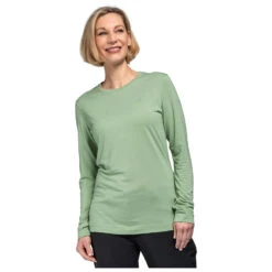 Schöffel - Women's Longsleeve Laubbichel - T-shirt Technique -Magasin De Vêtements D'Extérieur schoeffel womens longsleeve laubbichel t shirt technique detail 3
