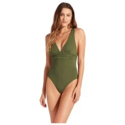 Seafolly - Women's Collective Cross Back One Piece - Maillot De Bain -Magasin De Vêtements D'Extérieur seafolly womens collective cross back one piece maillot de bain bf detail 5