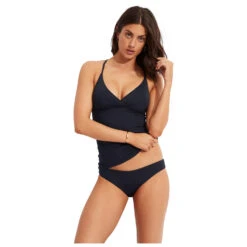 Seafolly - Women's Collective Wrap Front Singlet - Tankini -Magasin De Vêtements D'Extérieur seafolly womens collective wrap front singlet tankini detail 6