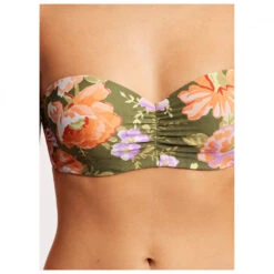 Seafolly - Women's Paradise Garden Bustier Bandeau - Haut De Maillot -Magasin De Vêtements D'Extérieur seafolly womens paradise garden bustier bandeau haut de maillot detail 6