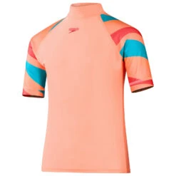 Speedo - Kid's Printed S/S Sun Top - Lycra -Magasin De Vêtements D'Extérieur speedo kids printed s s sun top lycra 2