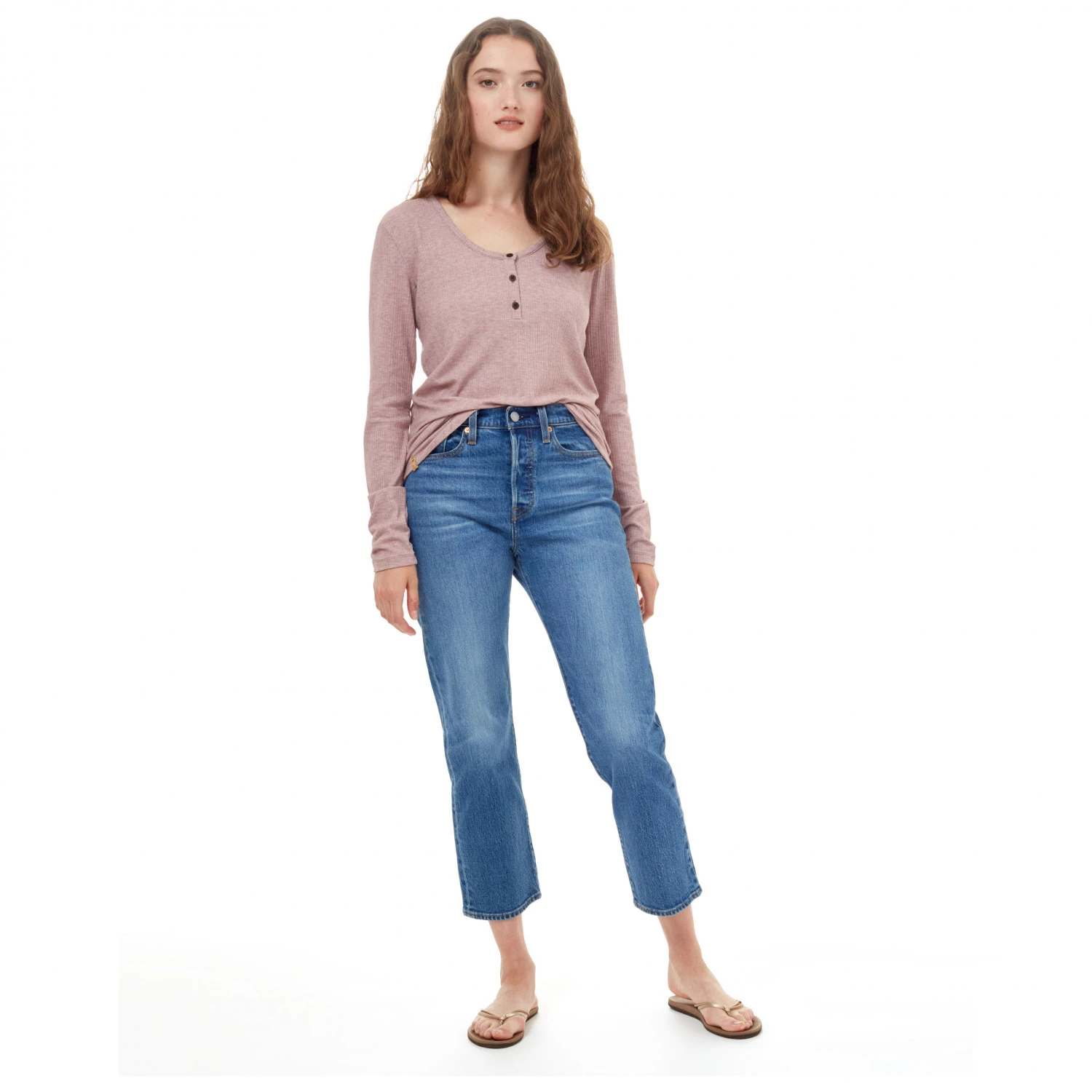 Tentree - Women's Ribbed Henley Longsleeve 2 Tentree - Women's Ribbed Henley Longsleeve – Image 2