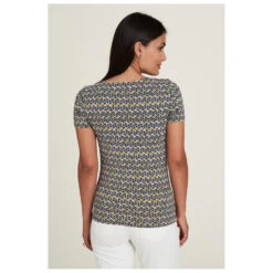 Tranquillo - Women's Gathered Neck Jersey-Shirt S/S -Magasin De Vêtements D'Extérieur tranquillo womens gathered neck jersey shirt s s detail 4