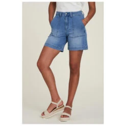 Tranquillo - Women's Jeansshorts Aus Bio-Denim - Short -Magasin De Vêtements D'Extérieur tranquillo womens jeansshorts aus bio denim short detail 3