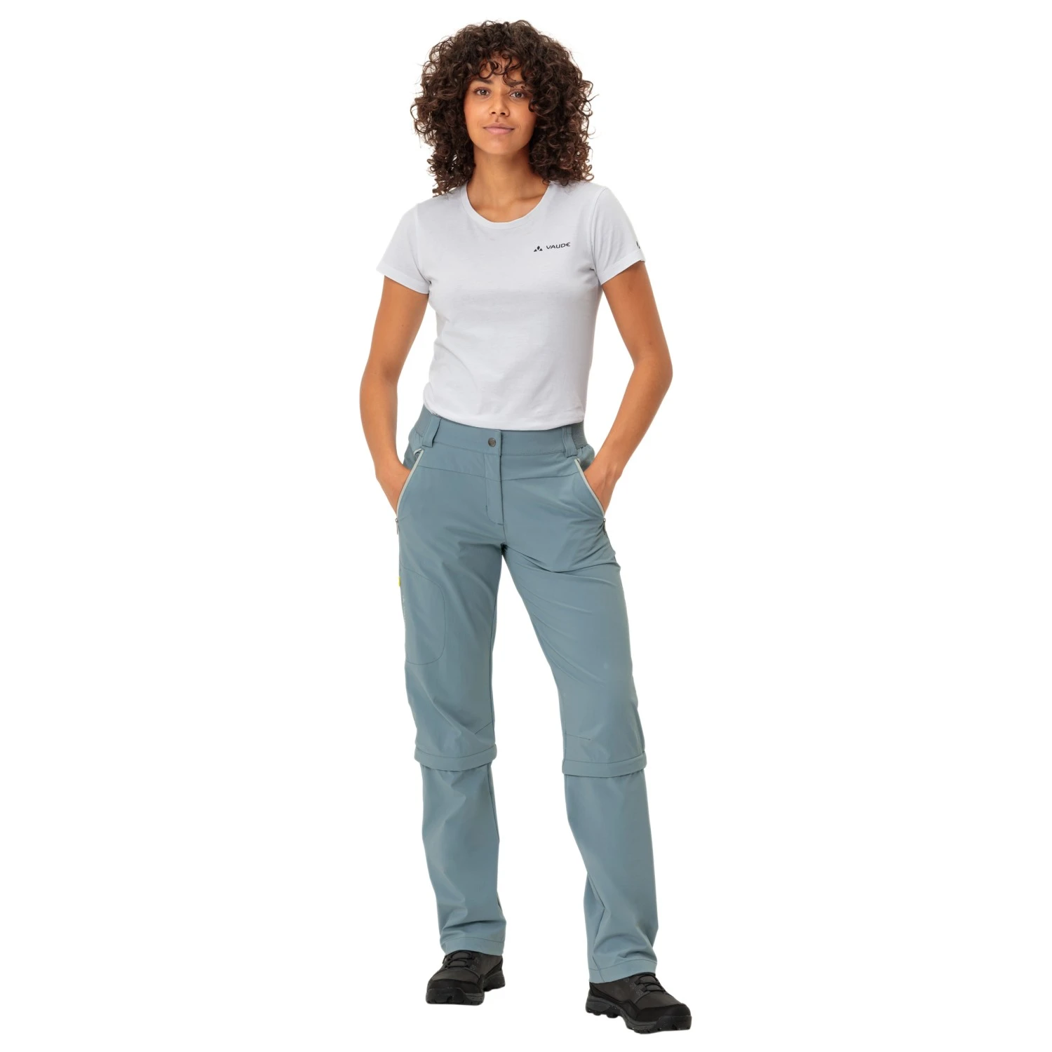 Vaude - Women's Farley Stretch Capri T-Zip Pants III - Pantalon Convertible 5 Vaude - Women's Farley Stretch Capri T-Zip Pants III - Pantalon Convertible – Image 5